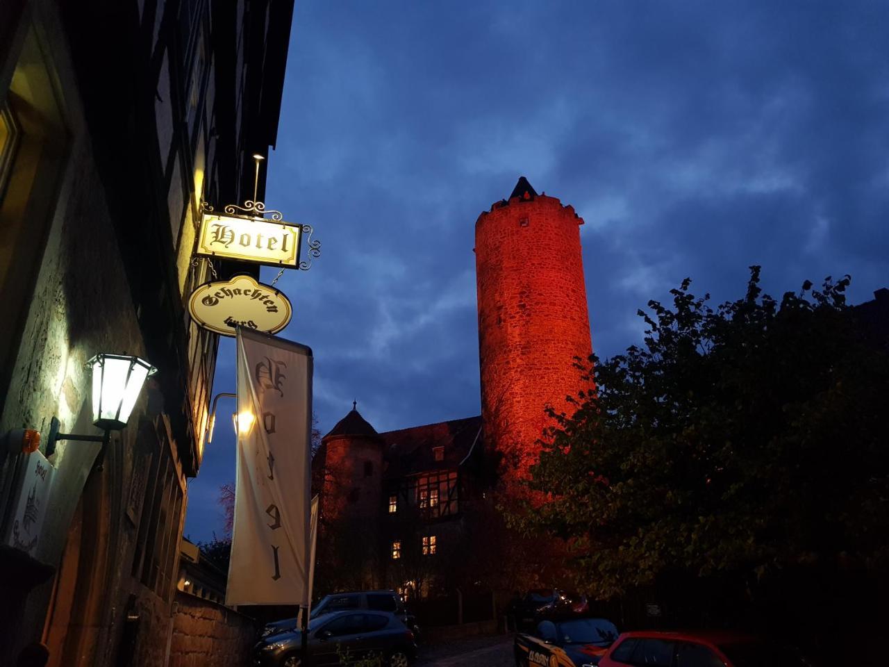 Hotel & Cafe Schachtenburg Шлиц Экстерьер фото